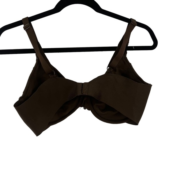 Sweet Nothings No Padding Underwire Bra Dark Brown Lace Comfort Women's 40C - Picture 2 of 8